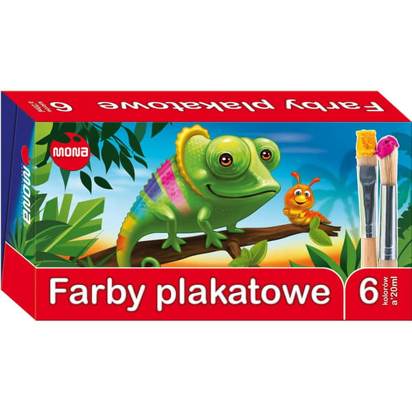Pulio Mona Affischfärger 6 färger 20ml