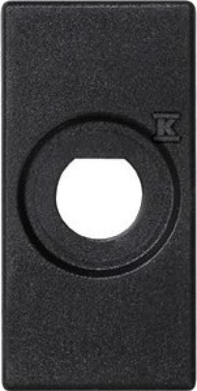 Simon Connect Platta K45/2 225x45mm med hål fi 10mm grå grafit K102/14