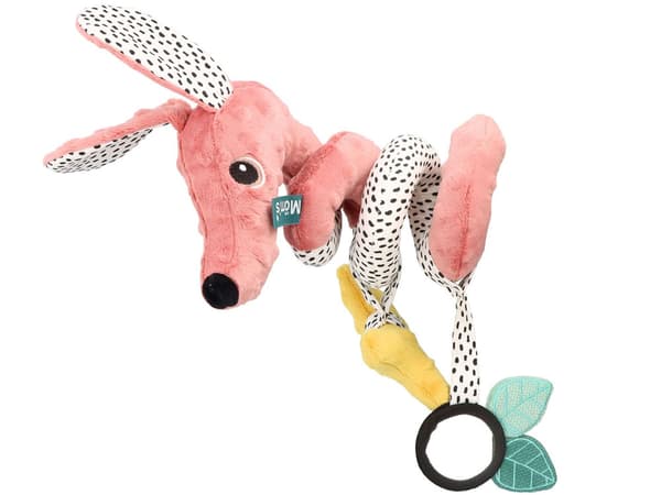 Jamis spiral til barnevogn pastel rose