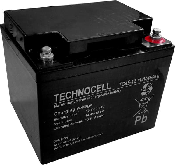 TECHNOCELL TC Serie 12V 45Ah AGM Batteri