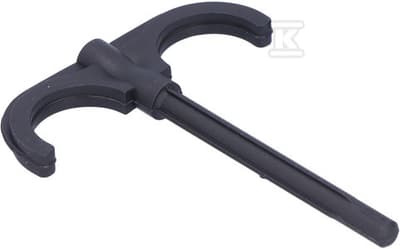 PLASTKROK FÖR DUBBELRÖR 14-20 (L=77)