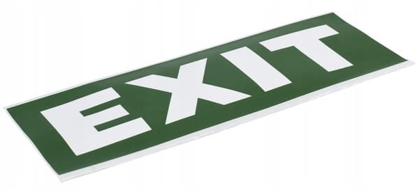 PIKTOGRAM TIL NØDBELYSNING GALER EXIT C95-GLR-PKT-EXT