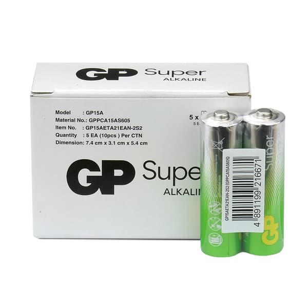 LR6 10PAK GP Super Alkaline (G-TECH)