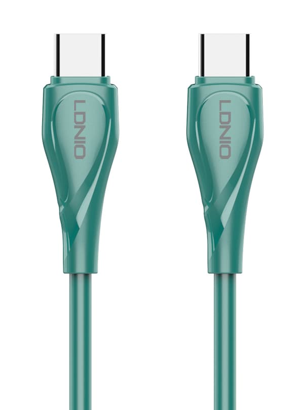 LDNIO OPLADNINGSDATAKABEL (C-C) 65W 2M GRØN LC612C