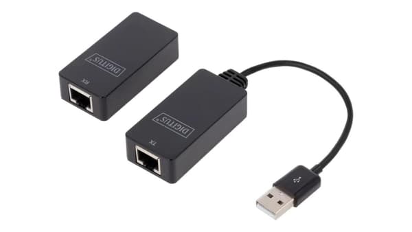 DA-70141 USB 2.0 Cat 5.5e,6 -jatkaja 50m