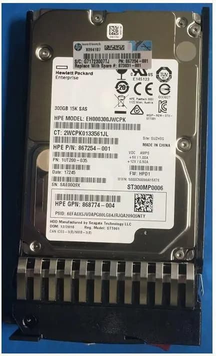 Hewlett Packard Enterprise HDD 300GB 12G 15K SFF SAS
