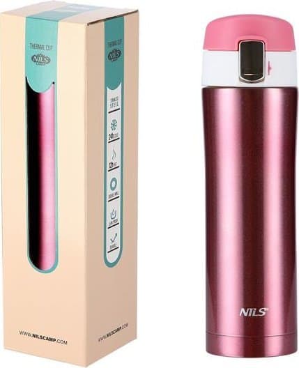 NILS NCB10 TERMOSMUGG ROSA