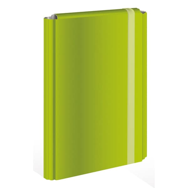 Mappe med viskelæder A4 hardcover grøn