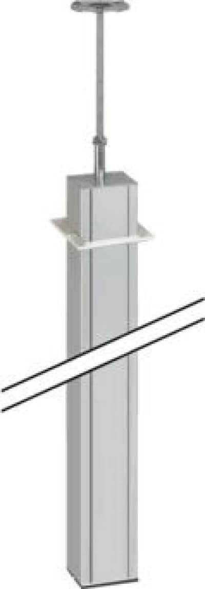 Simon Connect Søjle ALK Enkelt Side Anodiseret Aluminium ALK1100/8
