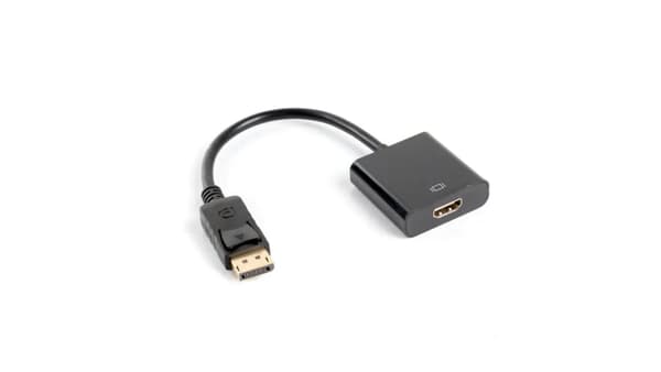 DisplayPort - HDMI Adapteri Lanberg AD-0009-BK Musta