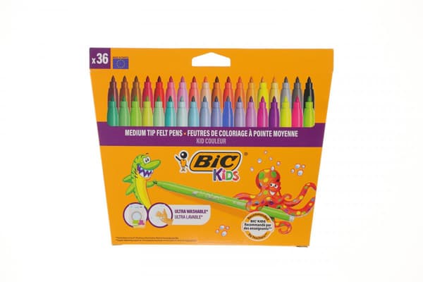 Kids Couleur 36 kpl BIC huopakyniä