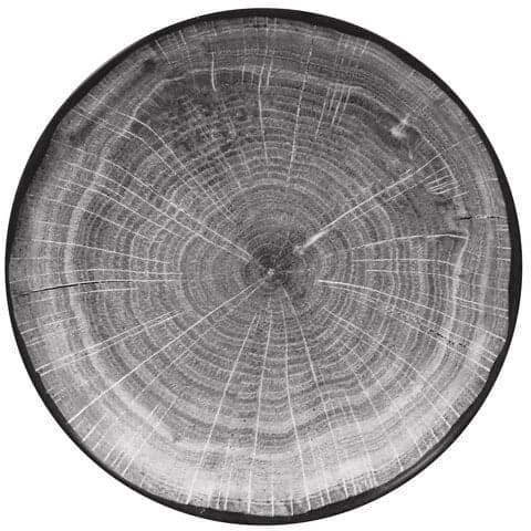 Woodart tallrik mörkgrå 26 cm