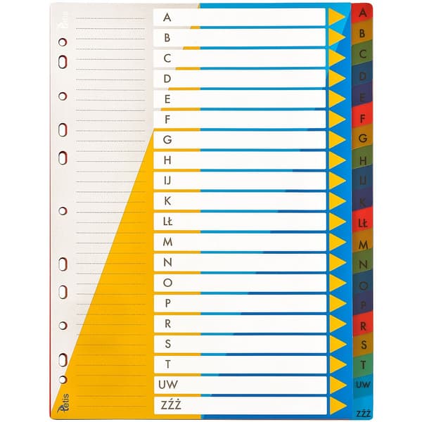 A4 PP aakkoselliset välilehdet BP631-AZ