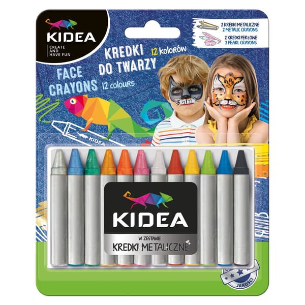 ANSIGTSFARVER 12KOL DERF KIDEA S/H