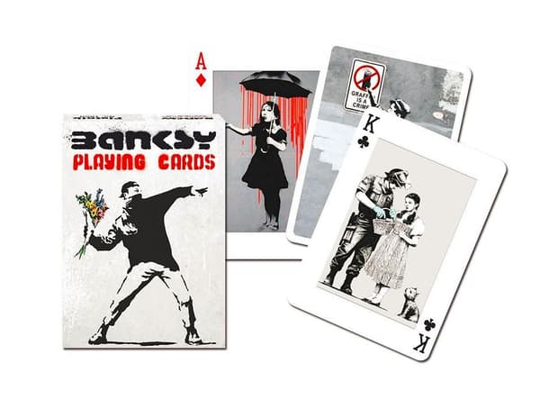 Banksy PIATNIK Enkelkort