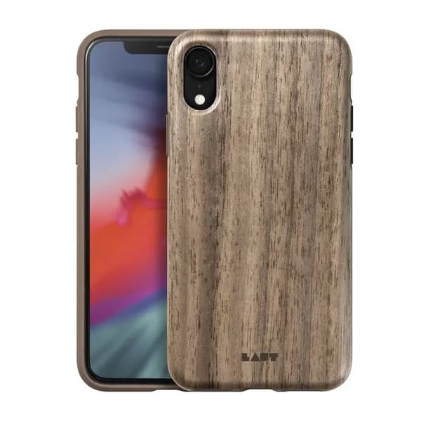 Laut PINNACLE - iPhone XR Ægte Træcover (Valnød)