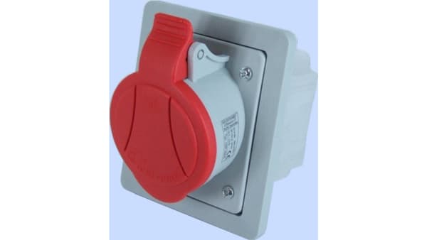 Planforsænket stikkontakt IP44 32A 5P 400V GSP-32A/5