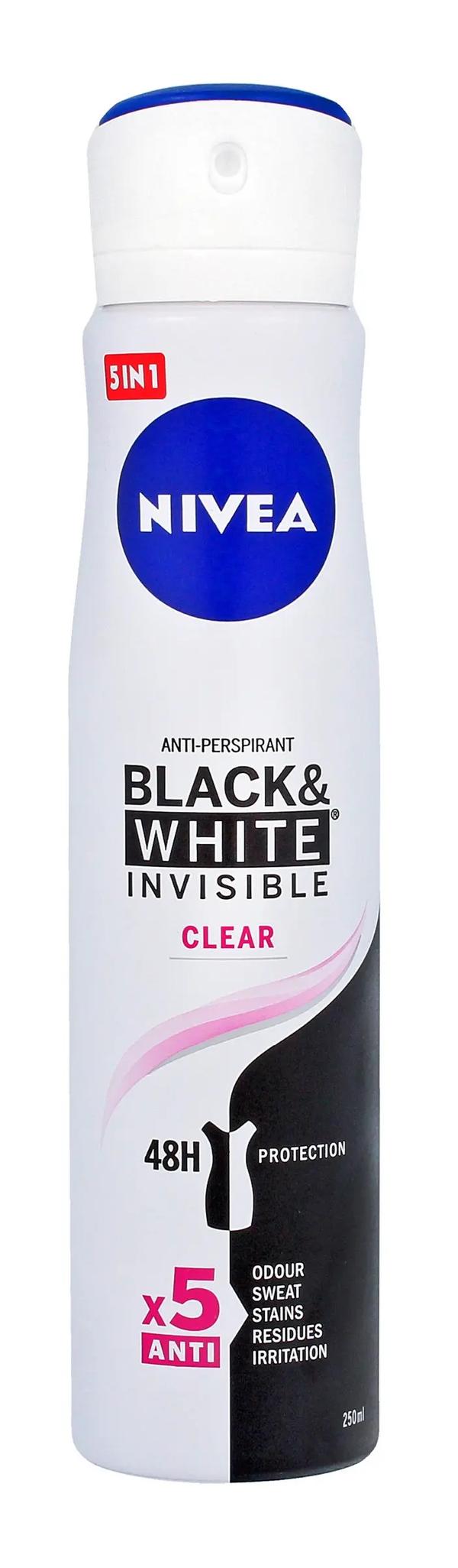Nivea Deodorant INVISIBLE CLEAR kvindespray 250ml
