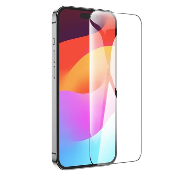 HOCO karkaistu lasi HD 5D Guardian shield (SET 10in1) - iPhone 15 Pro musta (G14)