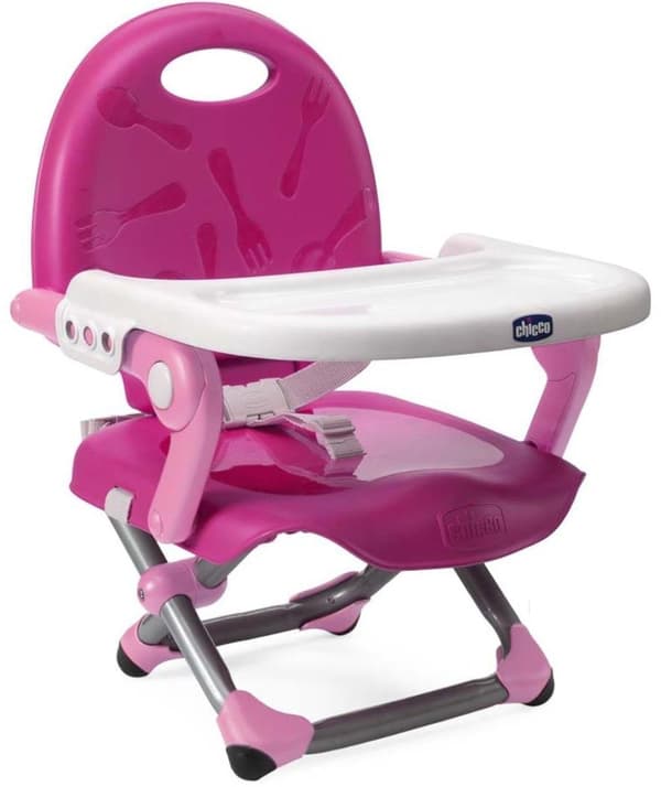 CHICCO-4017-STOL LOMMESNACK PINK