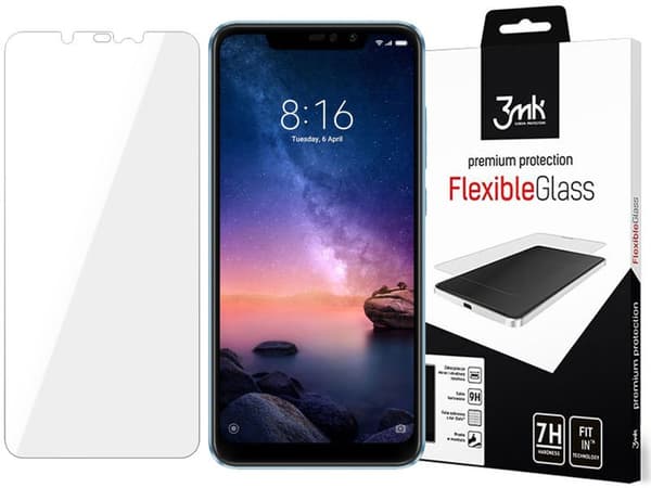3mk Fleksibelt Glas 7H Xiaomi Redmi Note 6 Pro