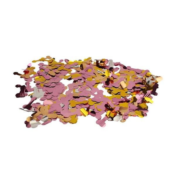 Glitterati Metallic Konfetti Guld Silver Roseguld Brons 15g