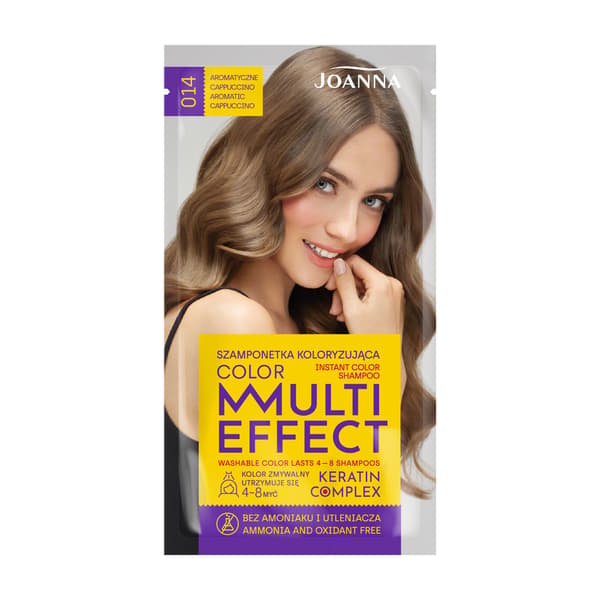 Joanna Multi Effect Color Keratin Complex Shampoo 14 Aromatic Cappuccino 35 g