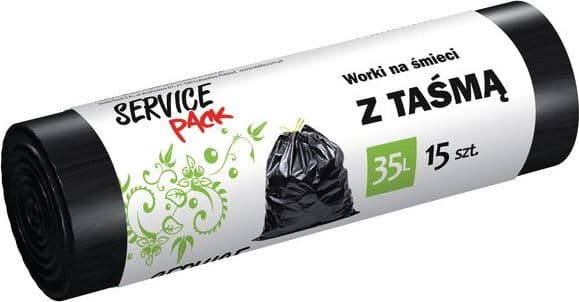 Staples Roskapussit LDPE 35l 15/rulla