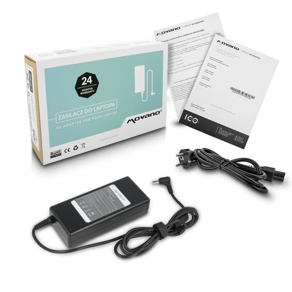 Movano 19v 4.74a (5.5x1.7) 90W Strømforsyning til Acer