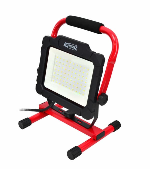 AWTOOLS SMD LED STRÅLKASTARE BÄRBAR 50W BAS TYP H