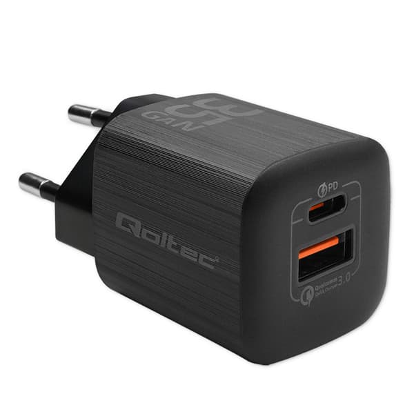 Qoltec Ladowarka sieciowa 35W GaN ULTR