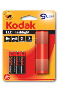 LOMMELYGTE 9LED+3XLR3 SORT