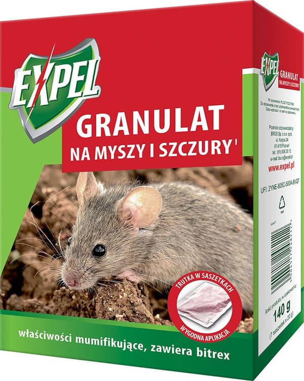 Bros Granulat til mus og rotter 140 g
