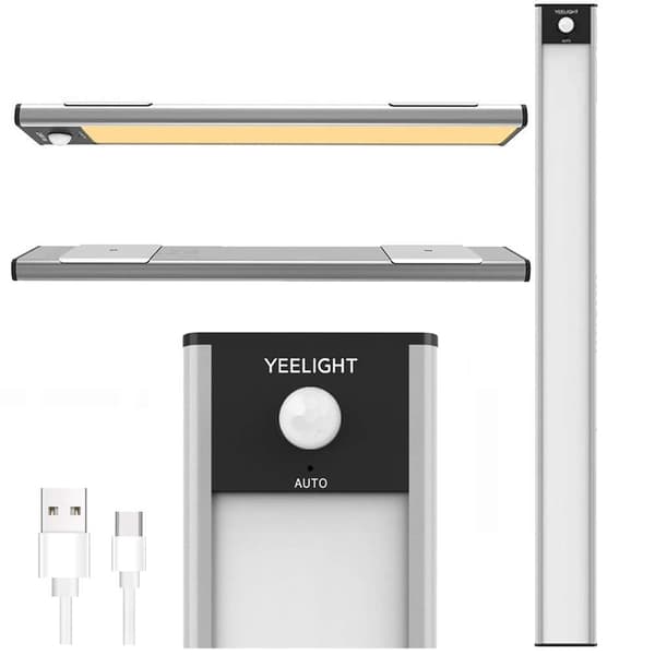 Garderobelampe med bevægelsessensor Yeelight Closet Light 40cm (Sølv)