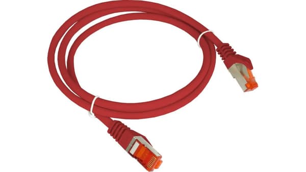 Alantec Patchkabel S/FTP Cat.6A LSOH 0,5m rød ALANTEC