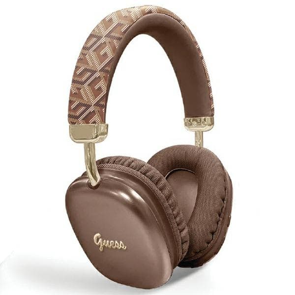 GUESS BLUETOOTH-HOVEDTELEFONER GUBHK1GCTCSW BRUN/BRUN GCUBE METALLIC SCRIPT LOGO