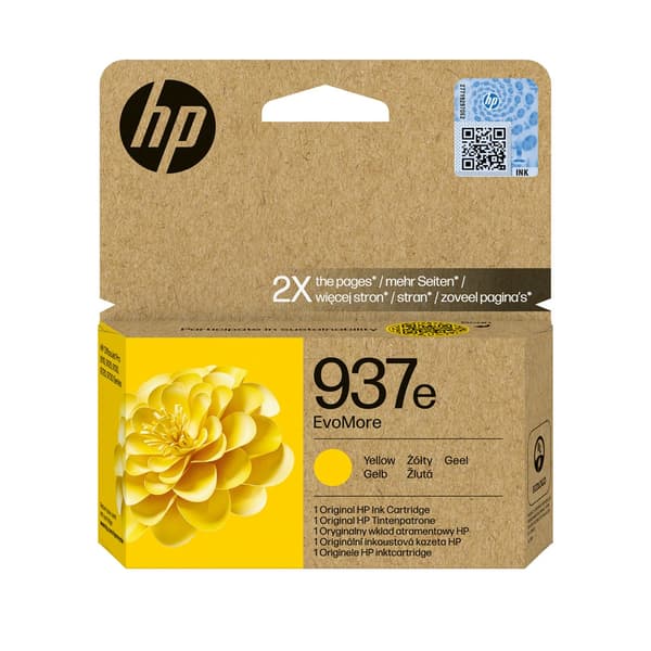 HP EvoMore 4S6W8NE mustekasetti keltainen nro 937e