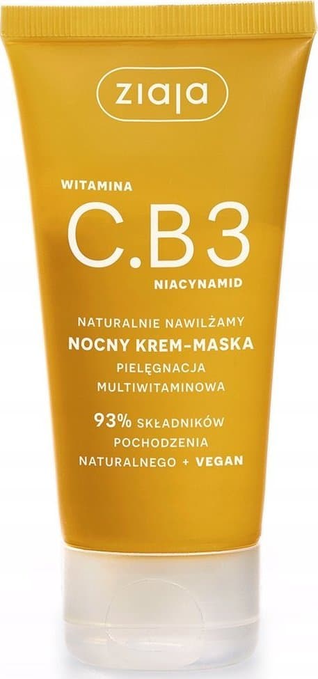 Ziaja_C.B3-vitamiini yövoide-naamio 50ml