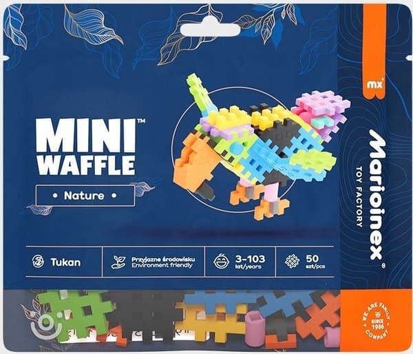 Mini Waffle Nature 50el Toucan