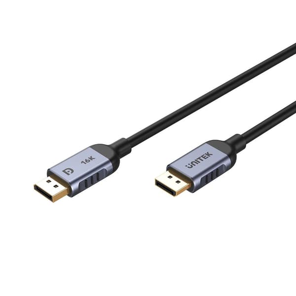 Unitek DisplayPort 2.1 -kaapeli 8K @120Hz 3m