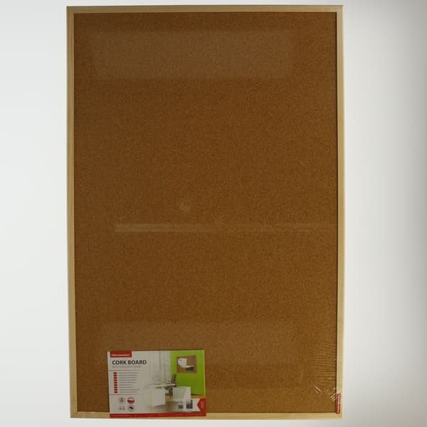Korktavla MemoBe 90x60cm träram