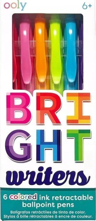 Bright Writers Farverige Længder 6 stk
