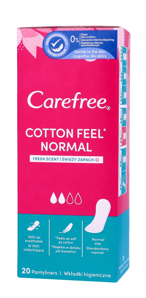 Carefree Cotton Fresh Hygieniska bindor 1 st.-20 st