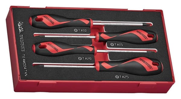 TORX BORRSATS TEAMD04TXN, 4 DELAR.