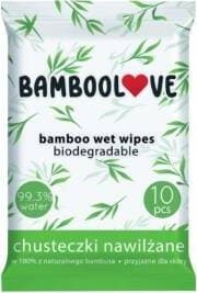 BAMBOOLOVE TASKUPYYHKEET - KOSTEUSPYYHKEET BAMBOO 10 KPL