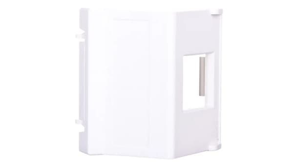 Kontakt-Simon Plade K45 1-fold RJ uden oslon MD hvid K080/9