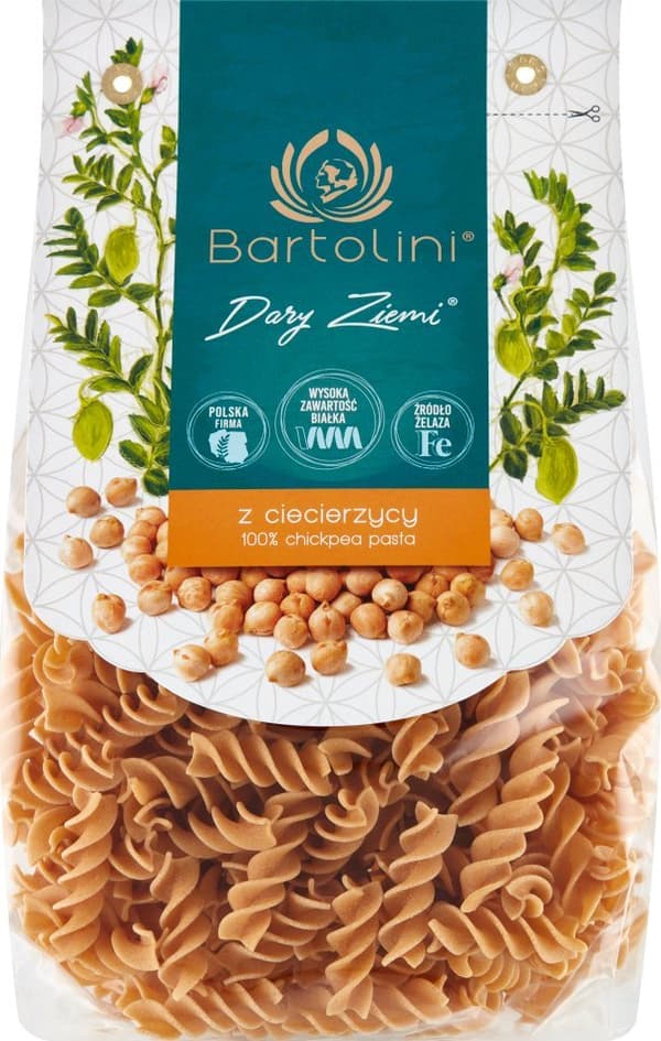 Bartolini Bartolini Dary Earth Pasta 100% Kikærter Swider No. 2 250 g