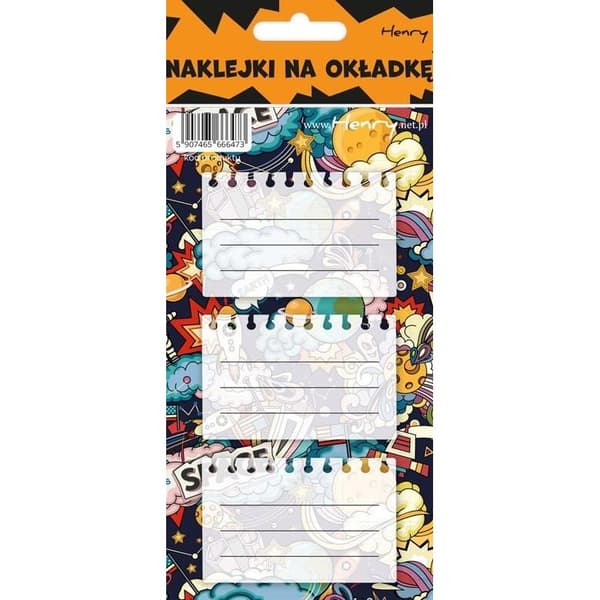 Muistikirjatarroja - Kosmos (12 kpl)