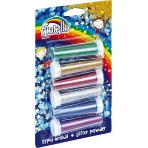 Irtoglitter 6 väriä x 6g FIORELLO