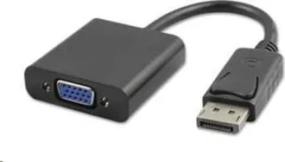 AV-sovitin PremiumCord DisplayPort - D-Sub (VGA) musta